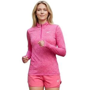 Nike Element Dri Fit Quarter Zip Long Sleeve Running Top Small